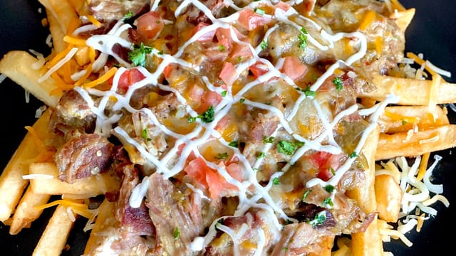 Chili Verde Fries.