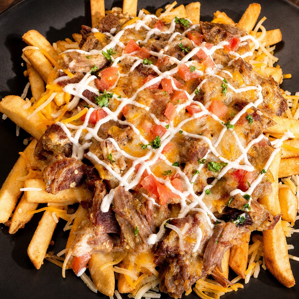 Chili Verde Fries.