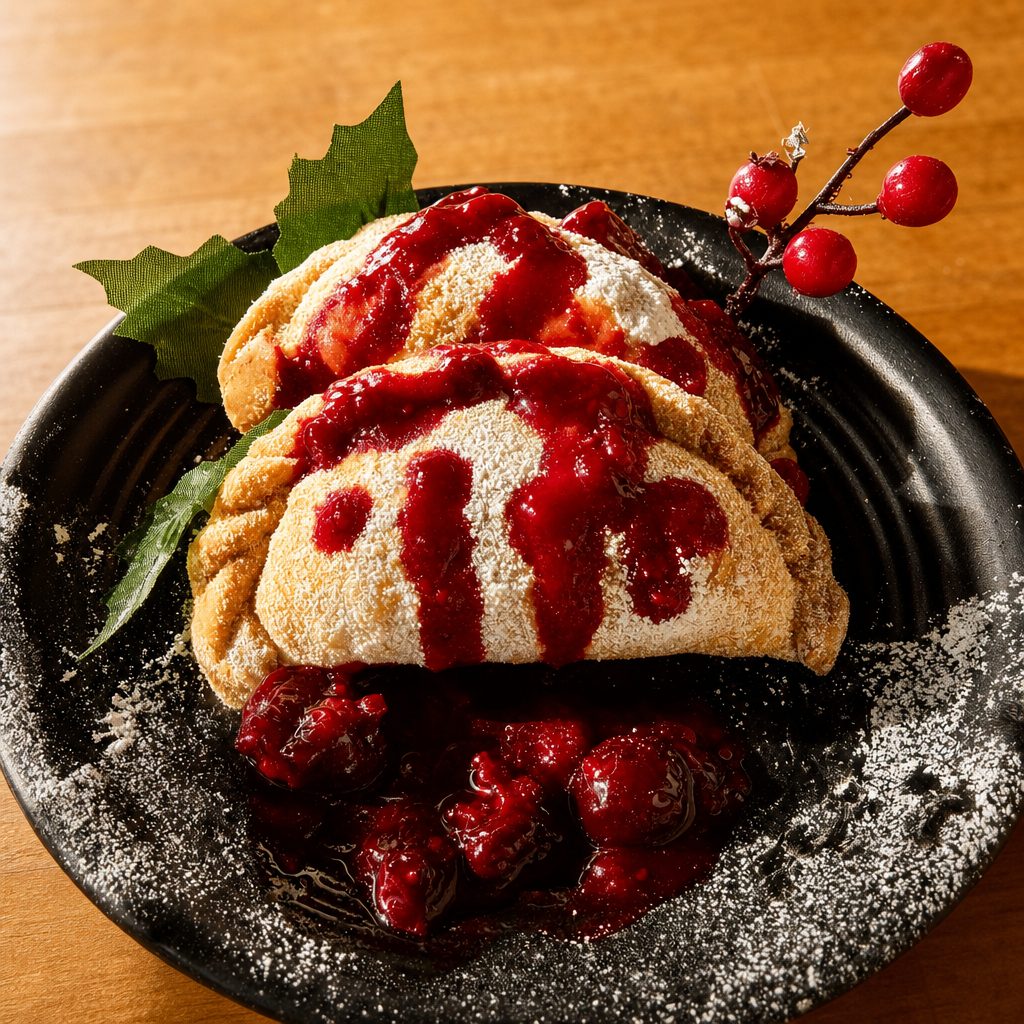 Triple Berry Cheesecake Empanada.