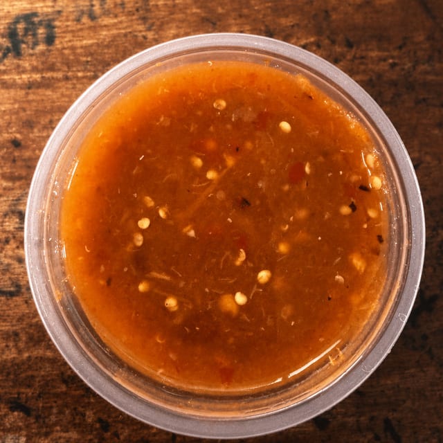 Extra Hot Salsa.